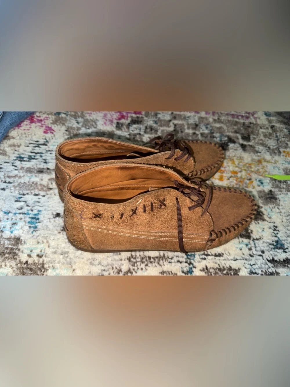 Cole Haan Casual Brown Suede Moccasin Shoe